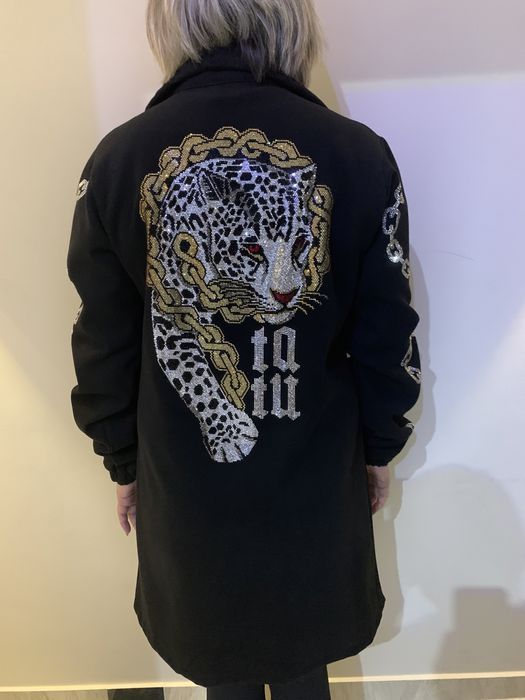 Czarny płaszczyk/bluza