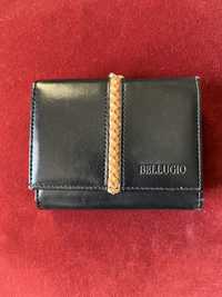 Nowy mały damski portfel skórzany Bellugio