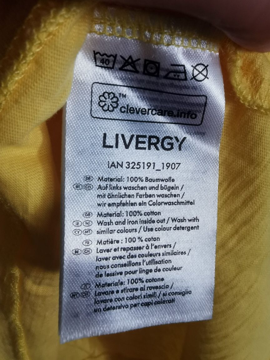 Livergy tshirt męski z nadrukiem XL 56/58