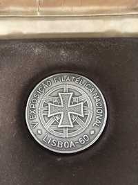 Medalha prata V exposicao filatelica 1960