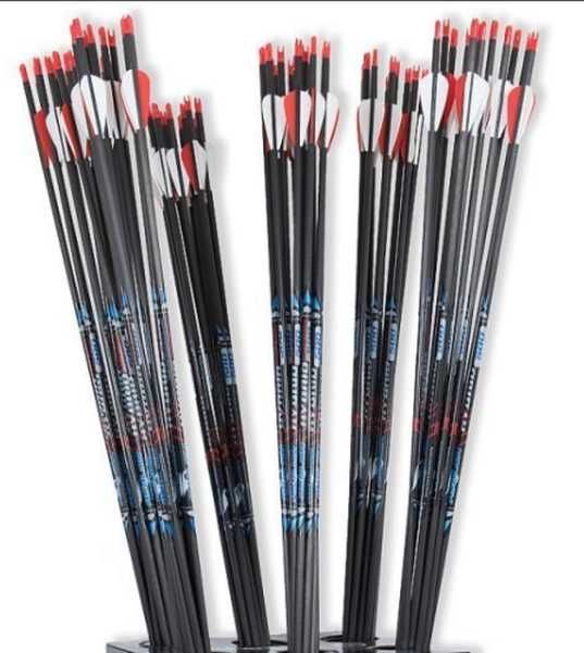 Zestaw 12 strzał do łuku spin 600 avalon hybrid