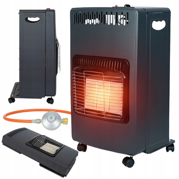 Piecyk Gazowy na Butlę Ogrzewacz Grzejnik Zestaw Reduktor Wąż 4,2kW