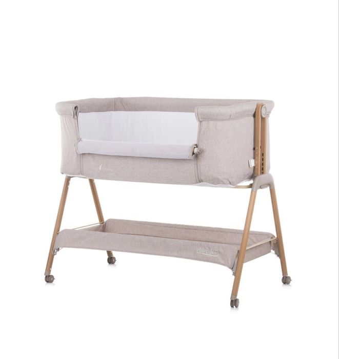 Berço Co-Sleeping com Rodas de Borracha Bem Dreams By CHIPOLINO