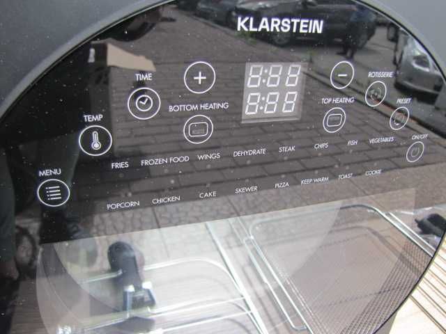 Frytkownica beztłuszczowa mini piekarnik rożen grill Klarstein 1700W
