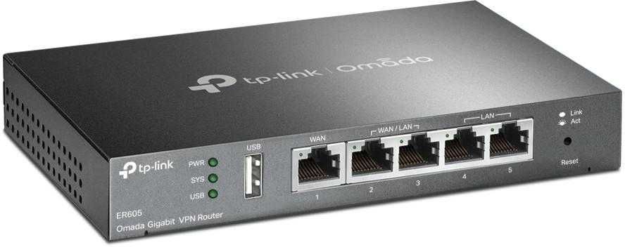 Router TL-ER605 VPN SafeStream, Multi-WAN Eltrox Olsztyn