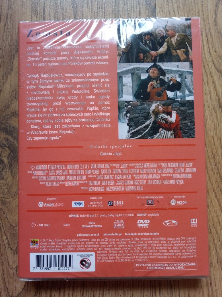 Zemsta Andrzej Wajda DVD nowa w folii