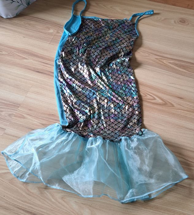 Strój syrenki sukienka bal karnawał