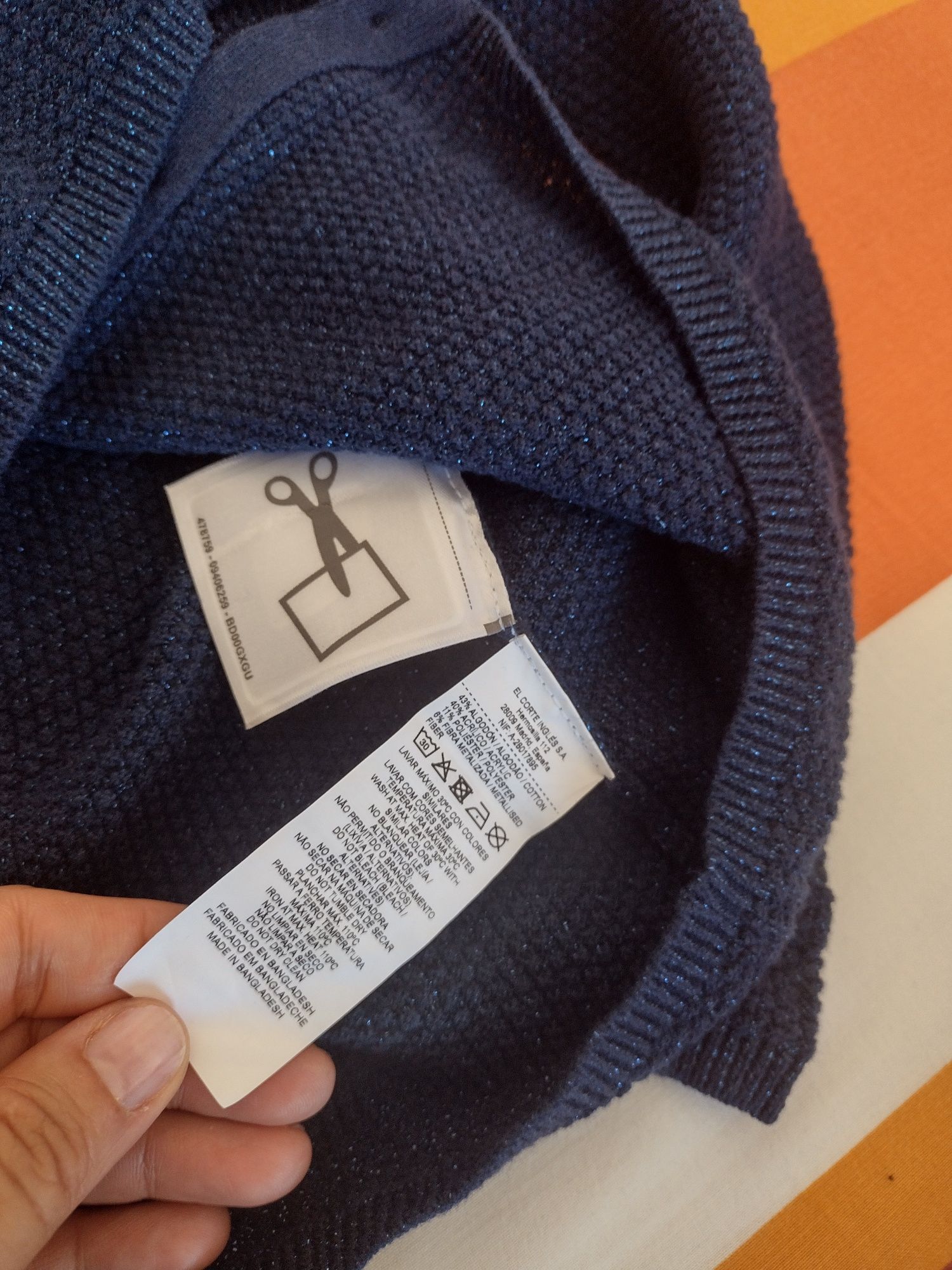 Casaco de malha para menina