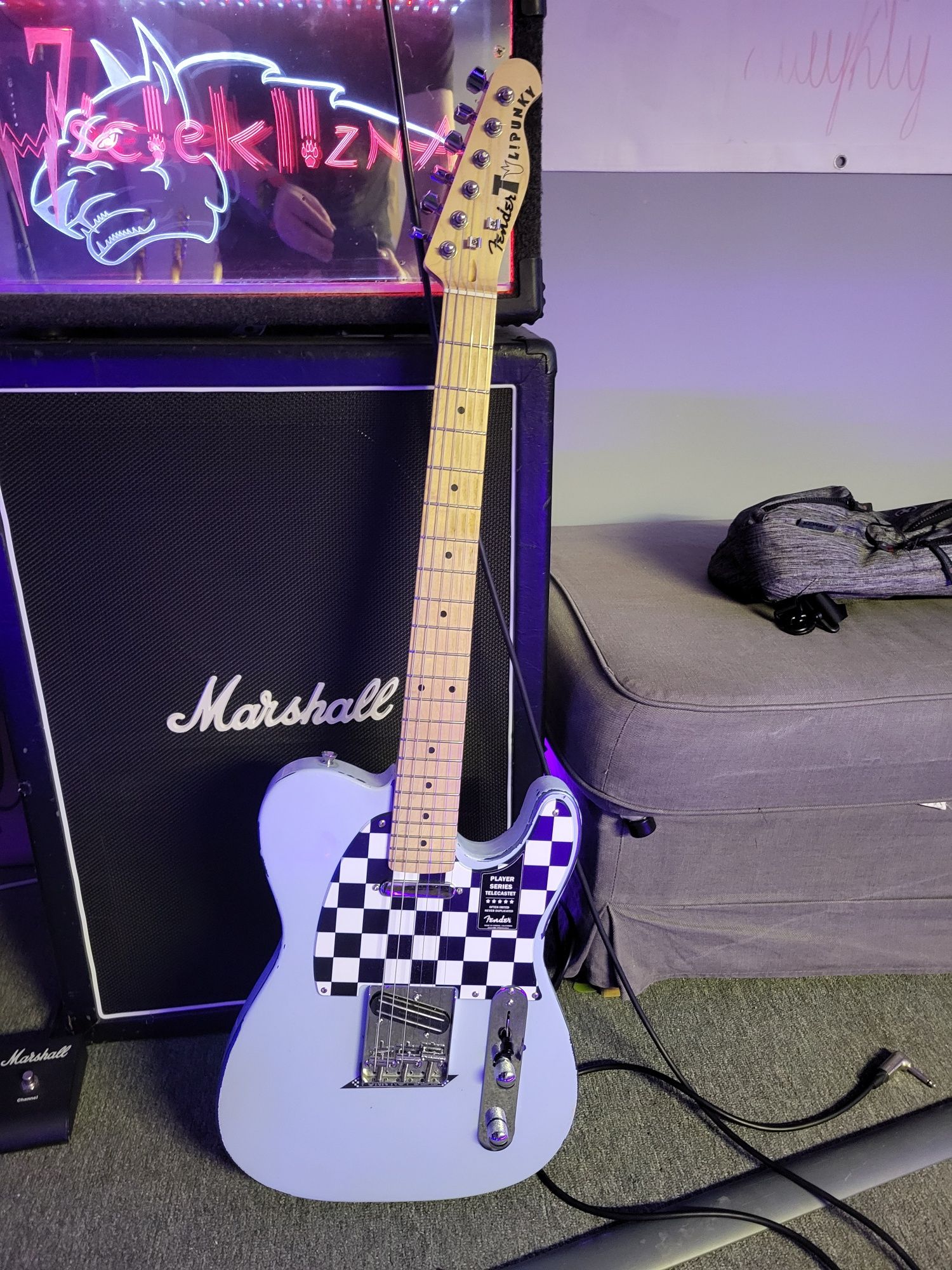 Gitara elektryczna Fender Tulipunky. Telecaster