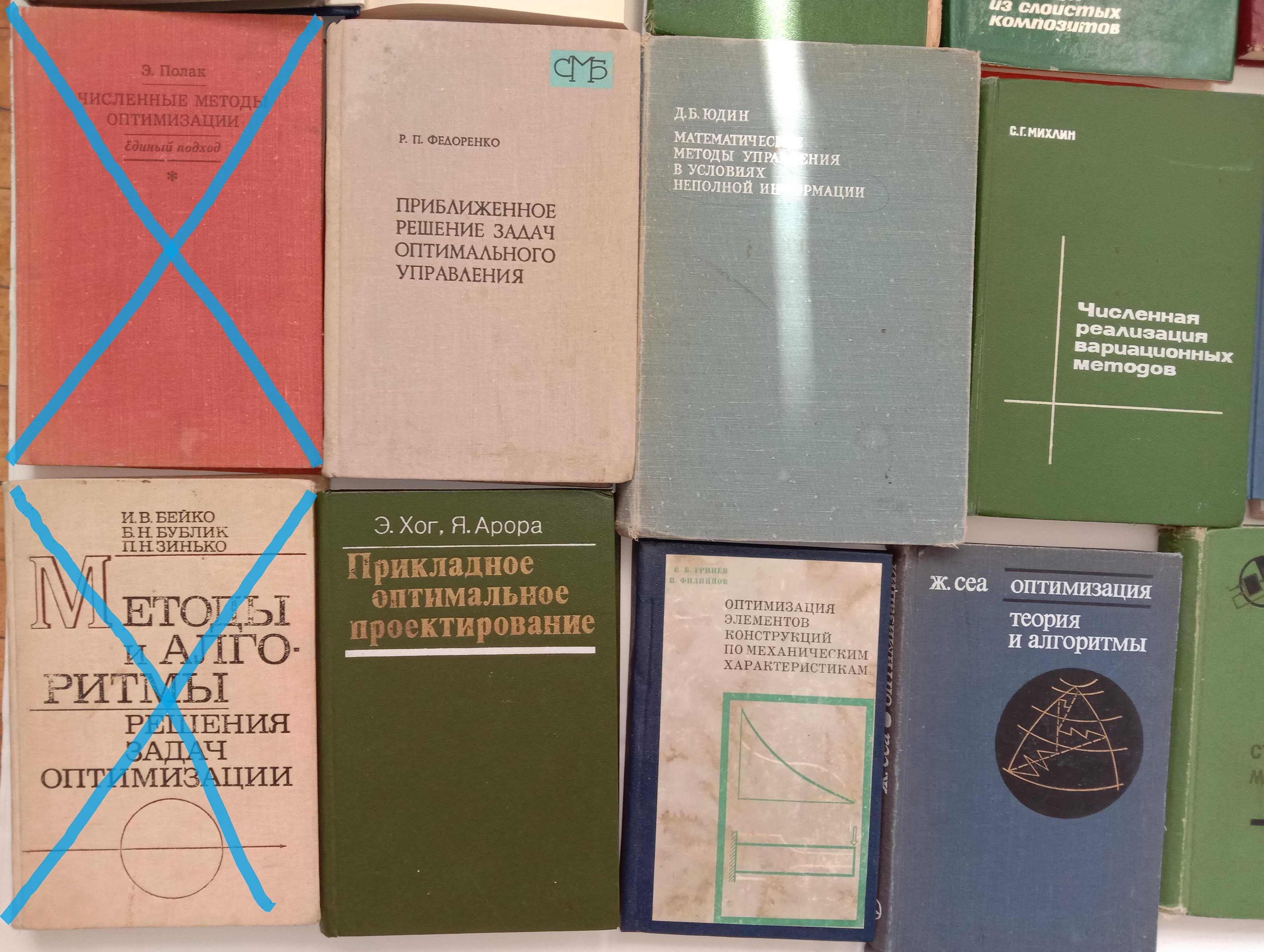 Книги по методам оптимизации, оптимальному управлению систем