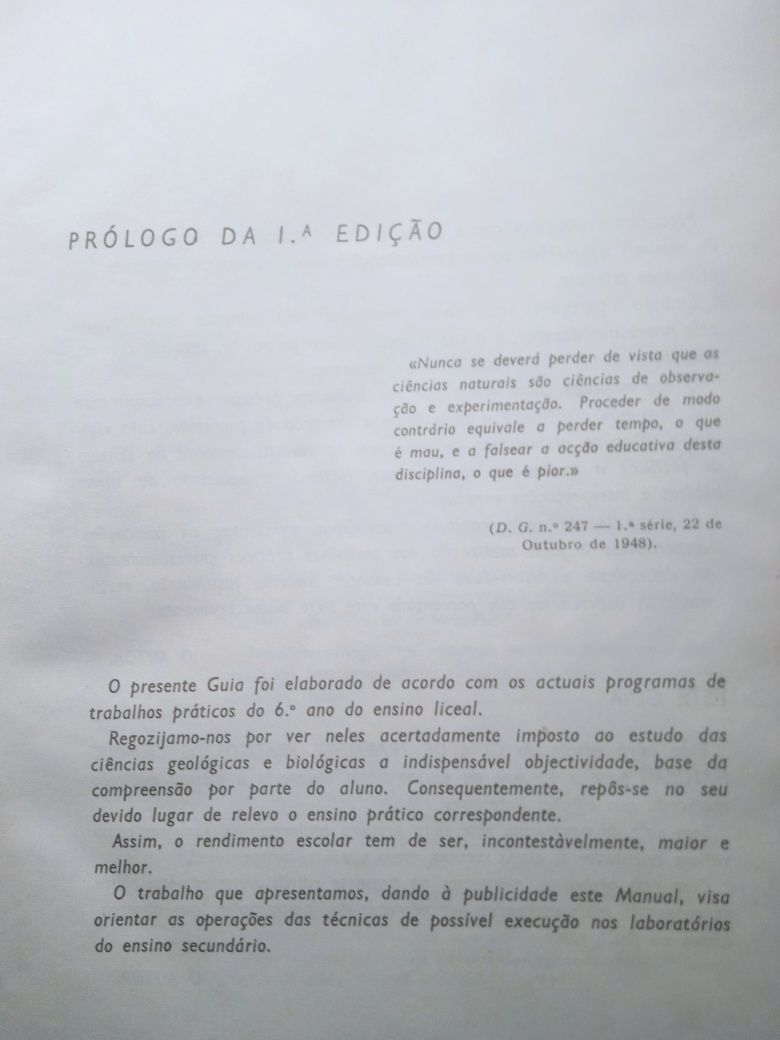 Guia De Trabalhos Práticos De Ciências Naturais Lopes Gonçalves 
€6