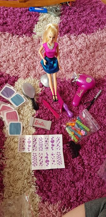 Lalka Barbie zestaw fryzjerski