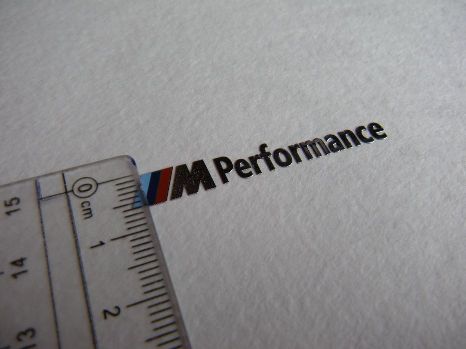 Наклейка Performance металлическая BMW E39 E46 E70 E90 F10 F15 F30 БМВ