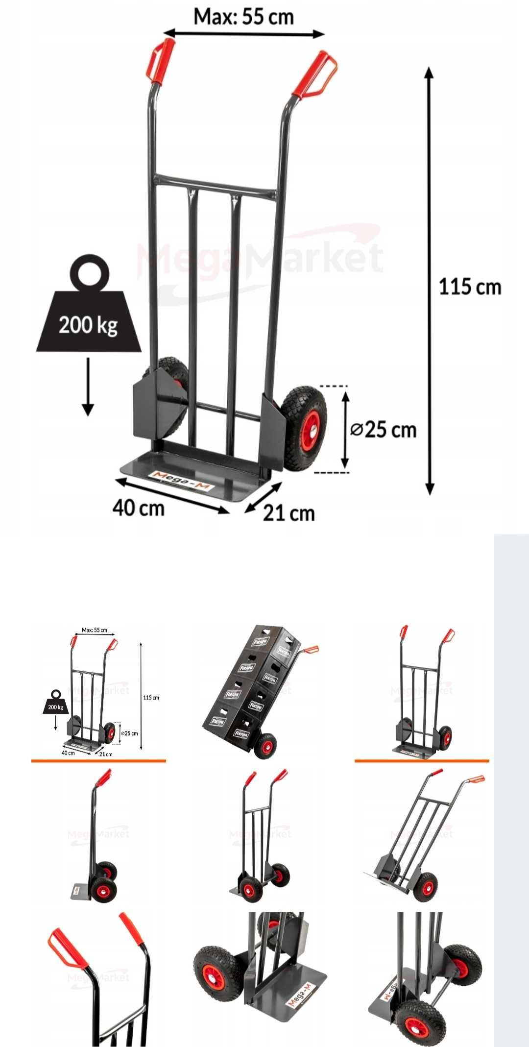 Wózek taczkowy 200kg