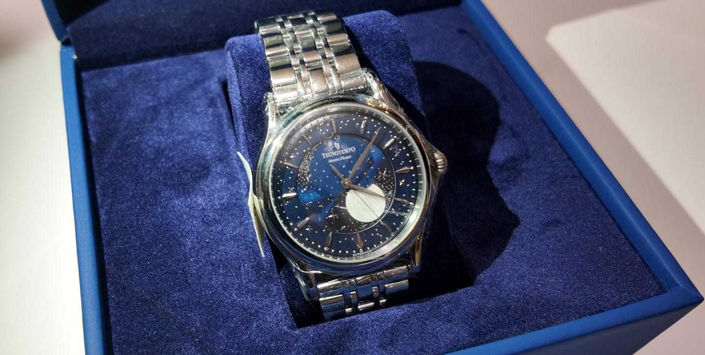 Tecnotempo - Automatyczny - "Moon Phase" Specjalna Edycja TT.50MPA.BL