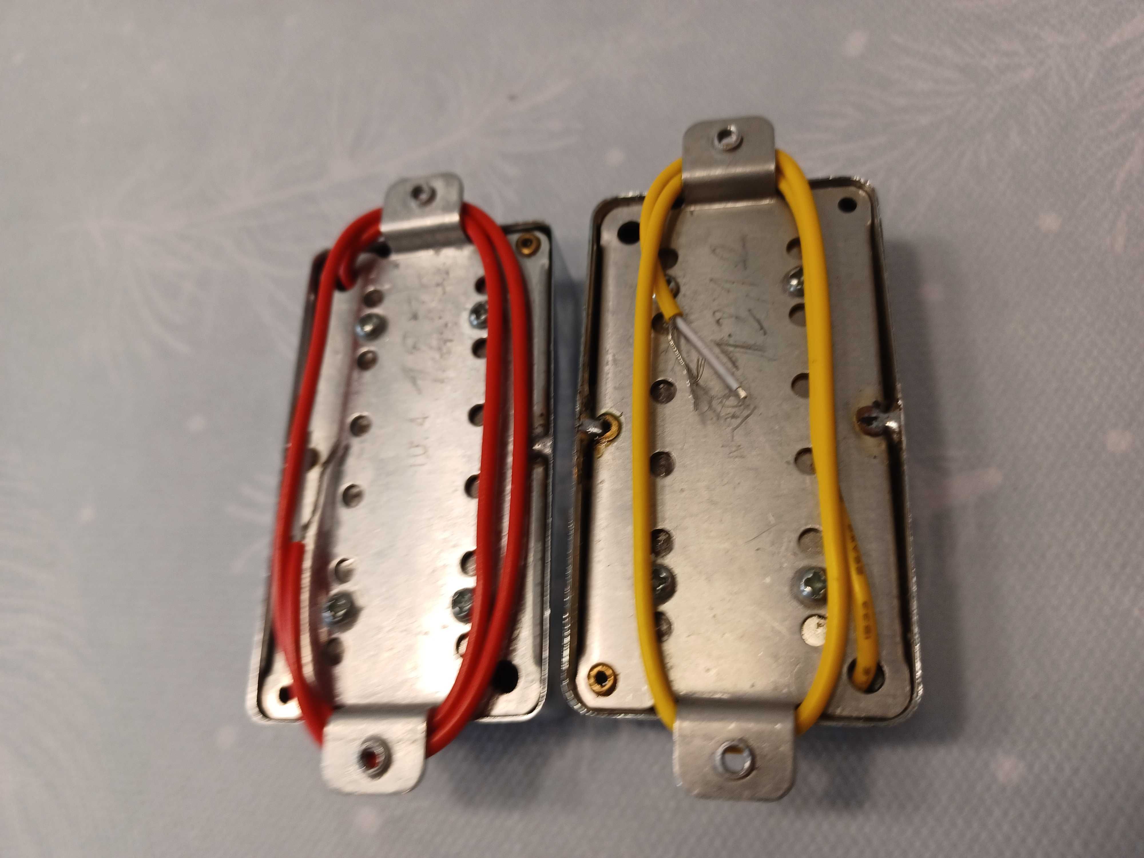 Set de Pickups humbucker + Potenciómetros + Toggle switch + Jack