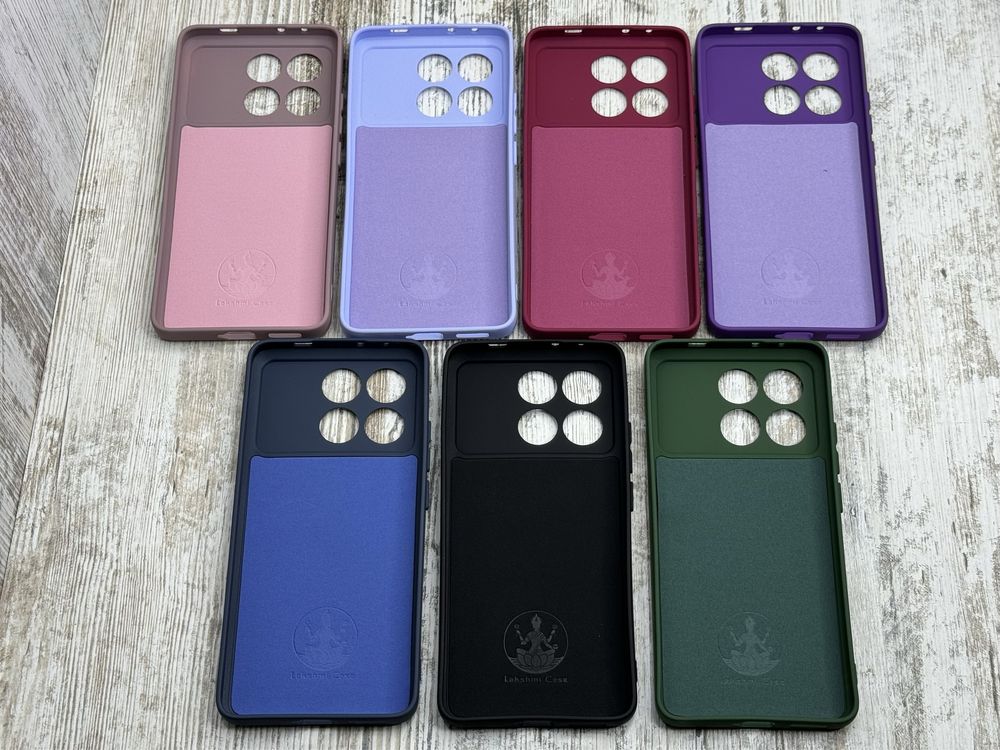 Чехол Silicone Case Full на Poco X6 Pro 5G. Микрофибра