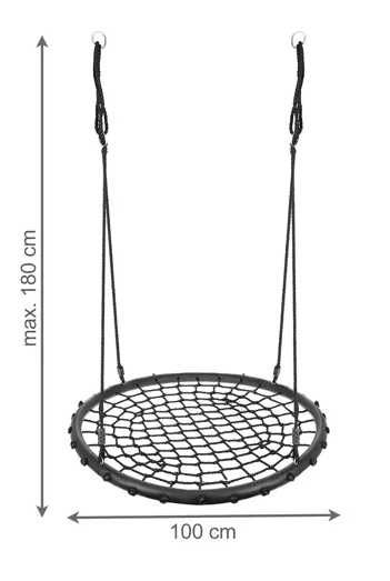 Детские качели, качелі гніздо, гойдалка гніздо лелеки 100 см 150 кг