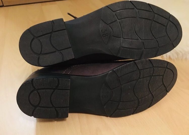 Elefanckie buty zamszowe ocieplane MARCO TOZZI * Rozmiar 38
