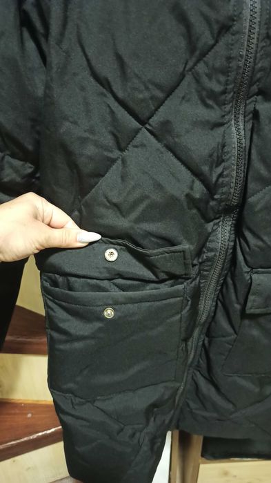 Зимова куртка для дівчинки підлітка Сінсей 152 см на хутрі