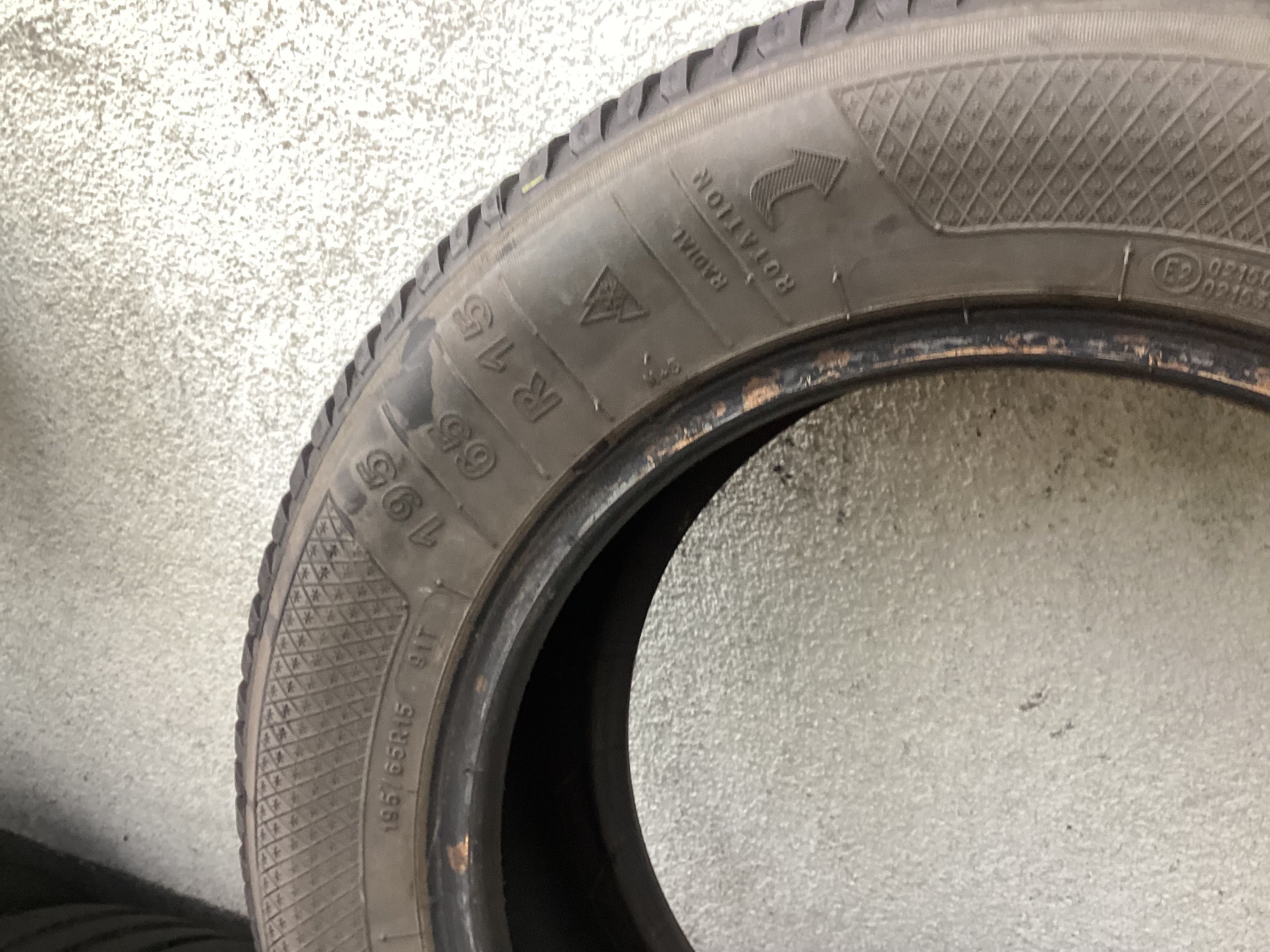 KLEBER 195/65r15  4szt opony zima zimowe 5.6mm