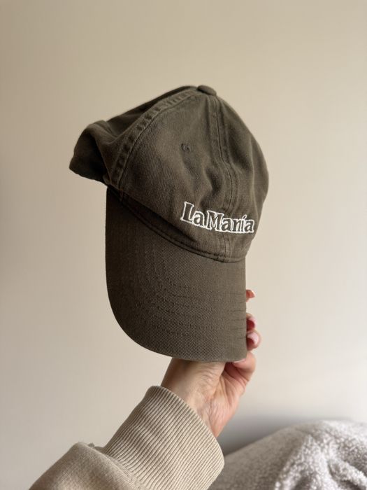 Nowa czapka z daszkiem La Mania khaki zieleń