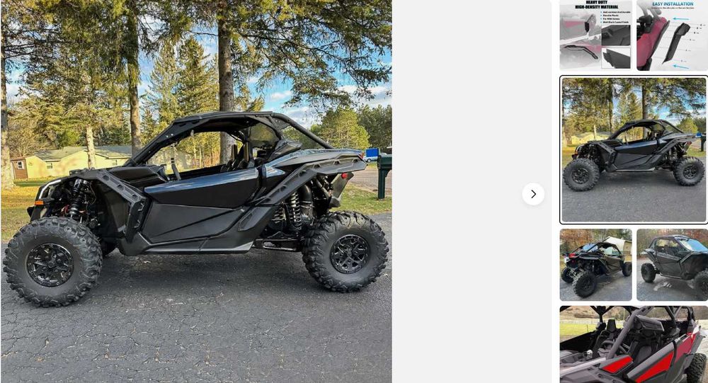 BPR Can-Am Maverick X3 MAX двері арки розширювачі