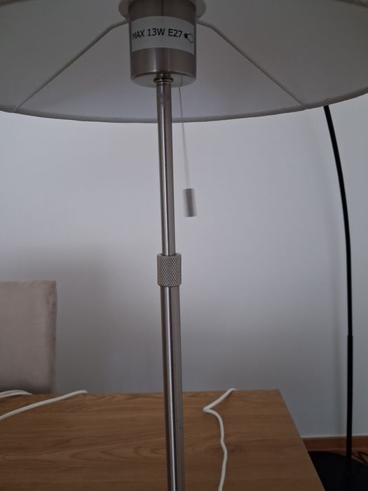 Conjunto 2 candeeiros mesa ikea com regulação em altura