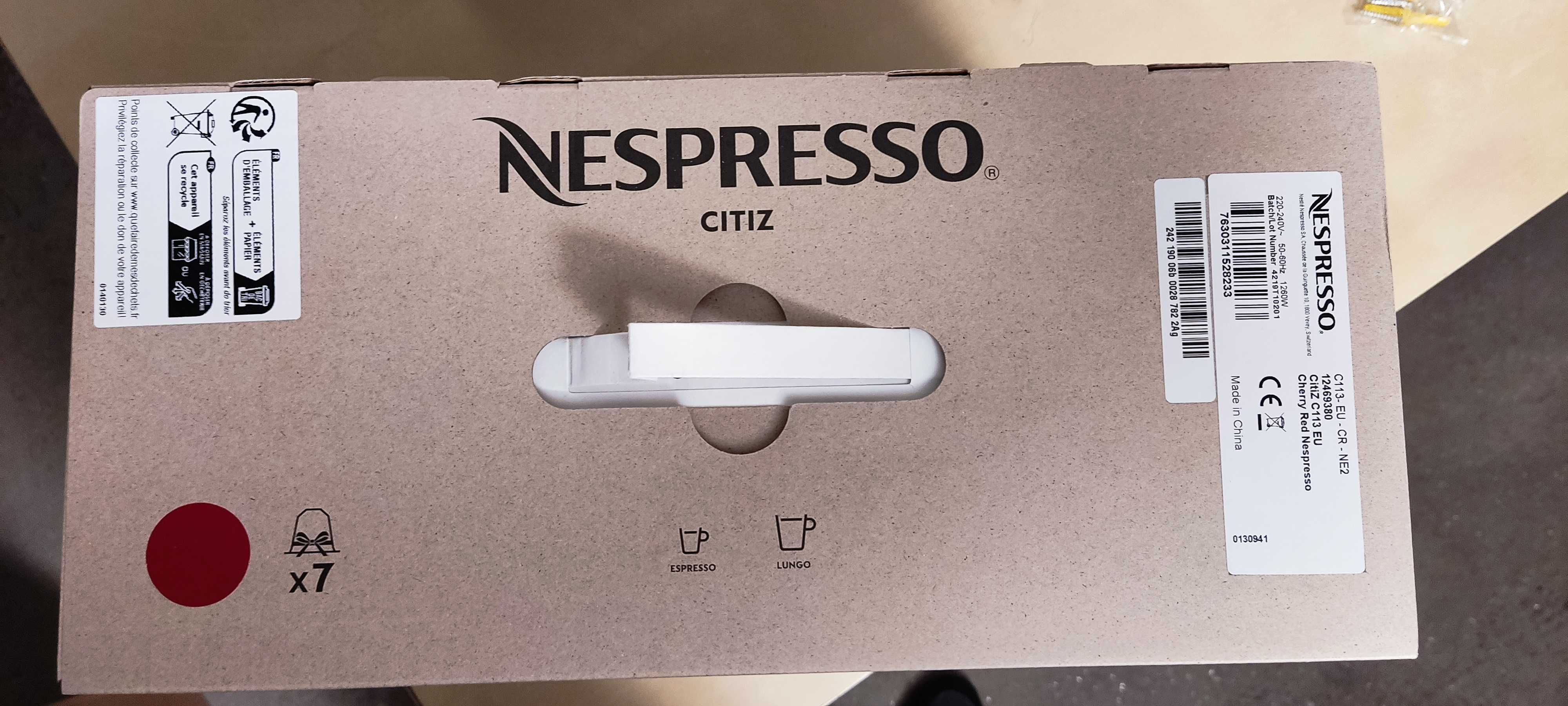 Nespresso CitiZ Cherry Red - NOVA