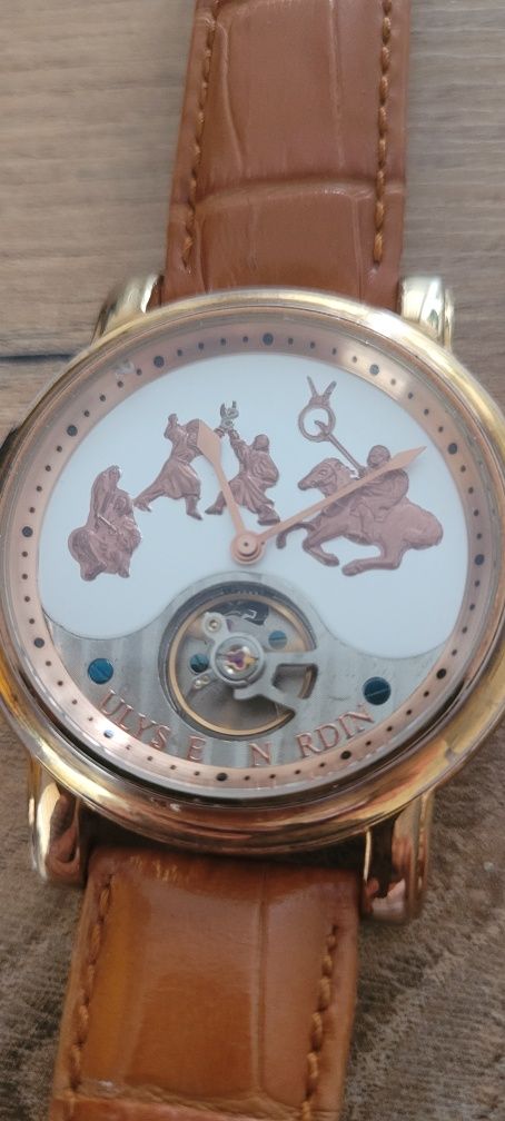 Sprzedam zegarek męski z mechanicznym paskiem Ulysse Nardin9 w bardzo