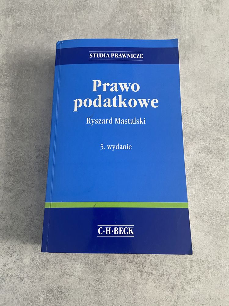 Prawo podatkowe Ryszard Mastalski