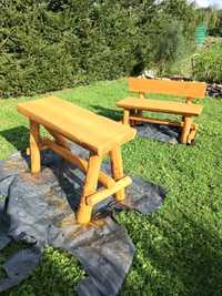 Stolik i ławeczka ogrodowa