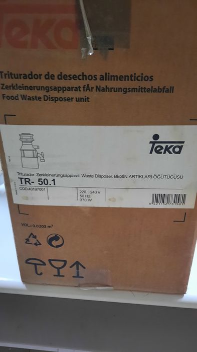 Triturador desperdicios TEKA