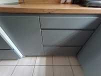 Fronty meblowe lakierowane szare