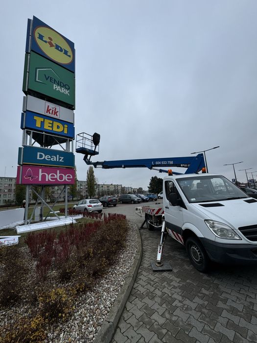 Wynajem zwyżki, podnośnik koszowy, podest ruchomy