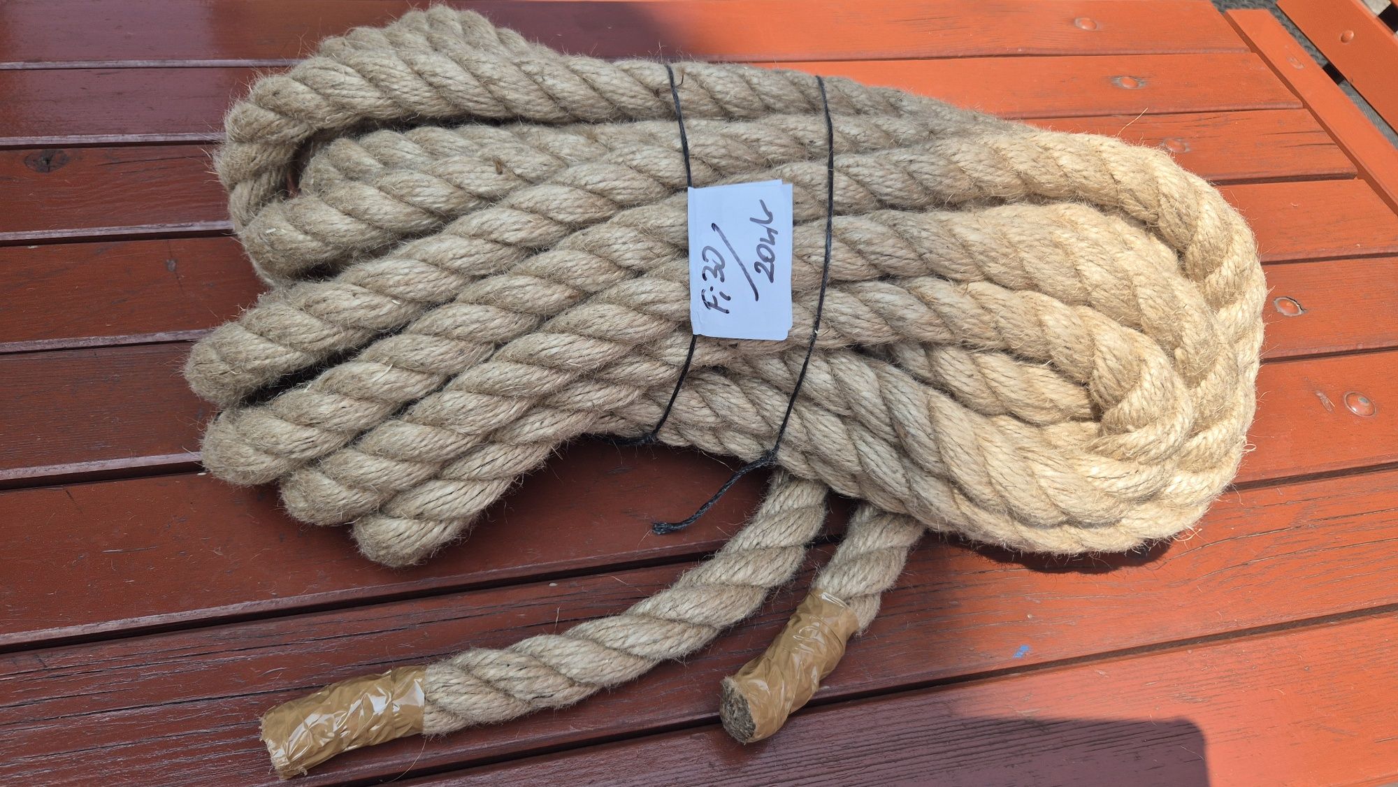 Gruba Lina jutowa 2,5 cm 3cm 4cm 5cm 50mm naturalna juta sznurek powró