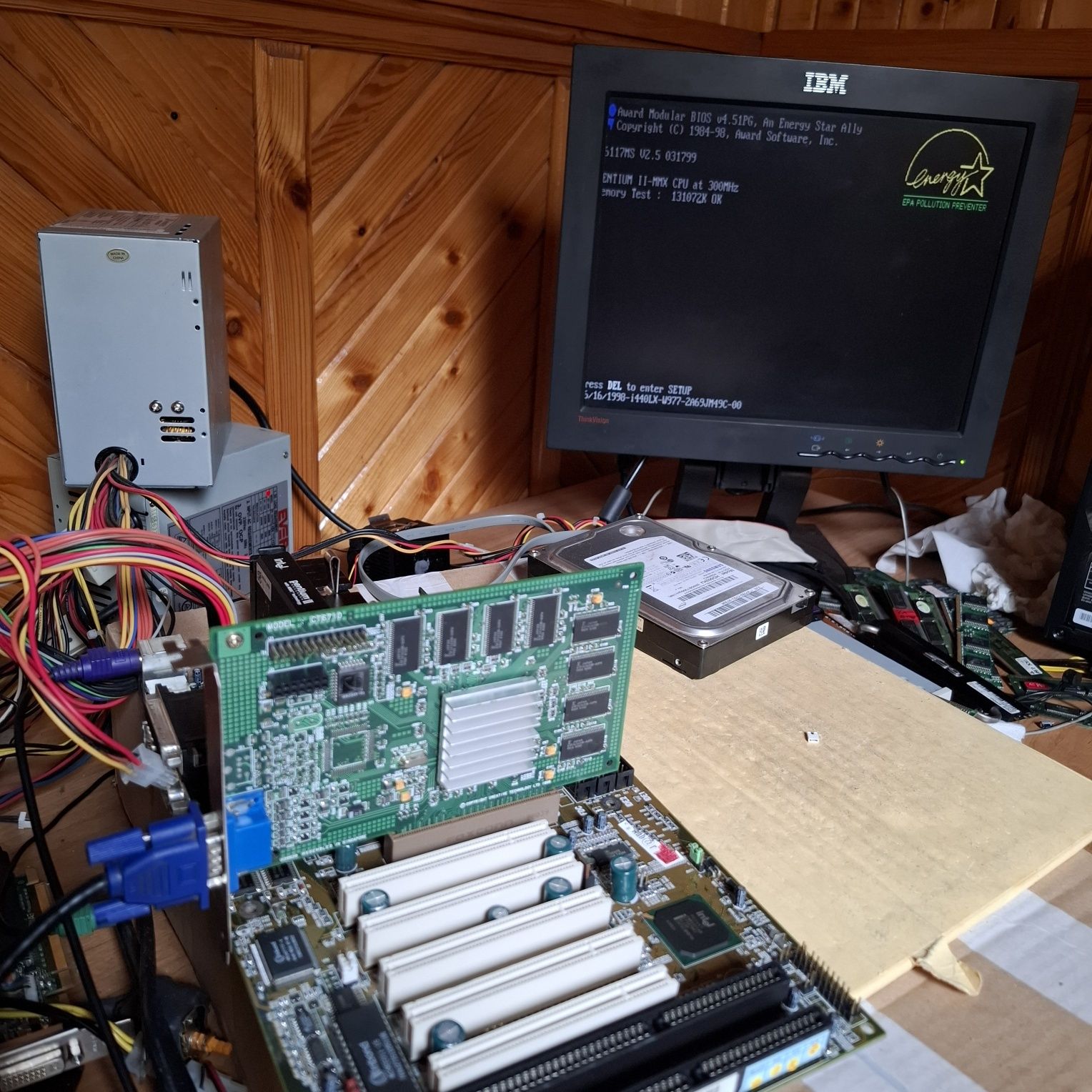 Płyta główna MSI MS6117 LX6 440LX slot 1 Optimus retro pc