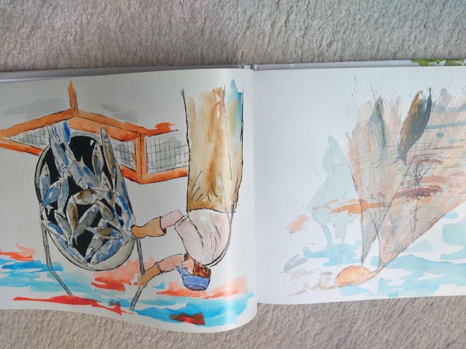 Livro sketchbook de Viana do Castelo