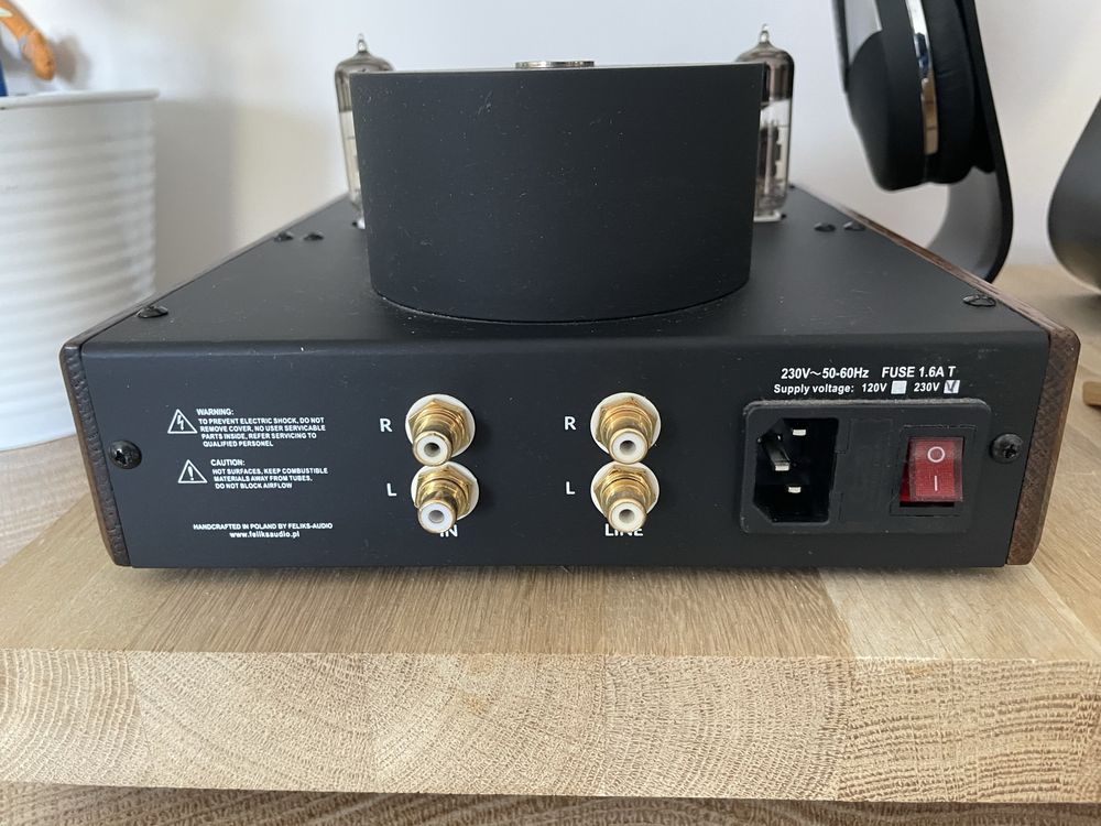 Wzmacniacz Słuchawkowy Lampowy  Feliks Audio Echo
