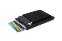 Aluminiowy Cienki Slim Portfel Rfid Etui Karty Czarny Srebrny Złoty