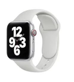 Белый ремешок Apple watch 44 мм