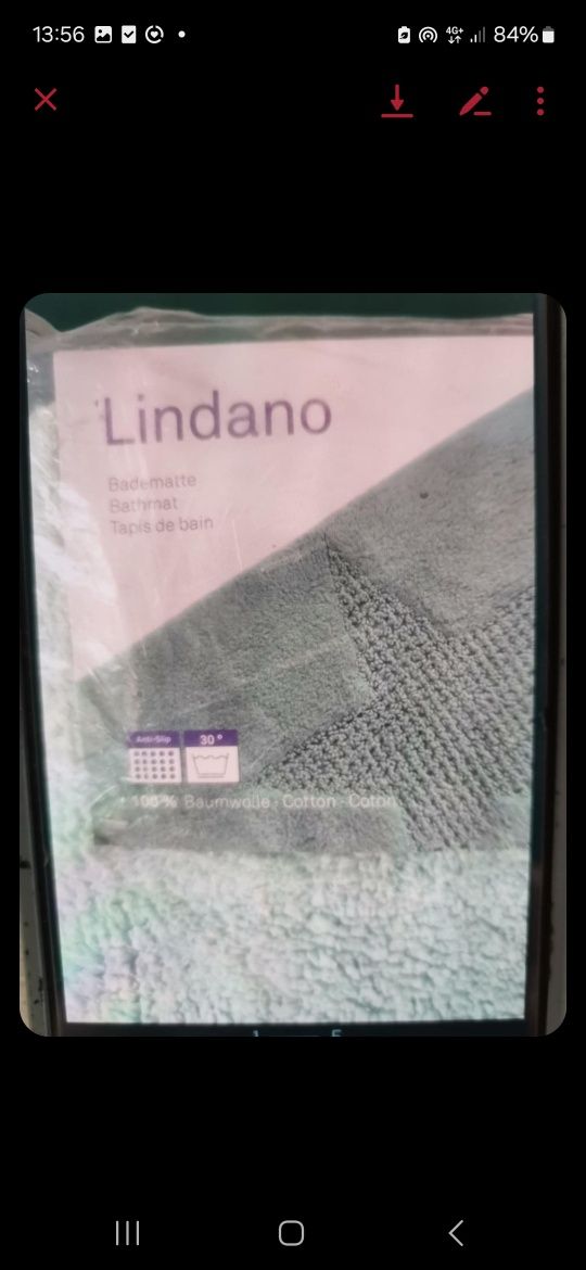 Dywanik łazienkowy 70 x 120 Lindano