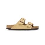 Босоніжки Birkenstock Arizona Suede Leather Latte Cream