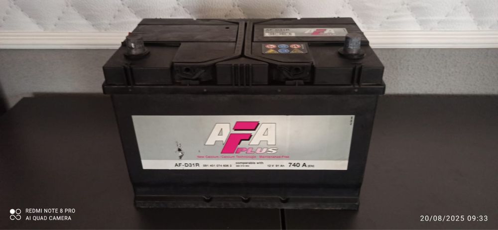 Bateria  Carro 12V 91Ah