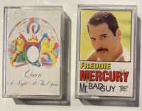 Queen - A night at Opera i Freddie Mercury Mr Bad Guy - kasety