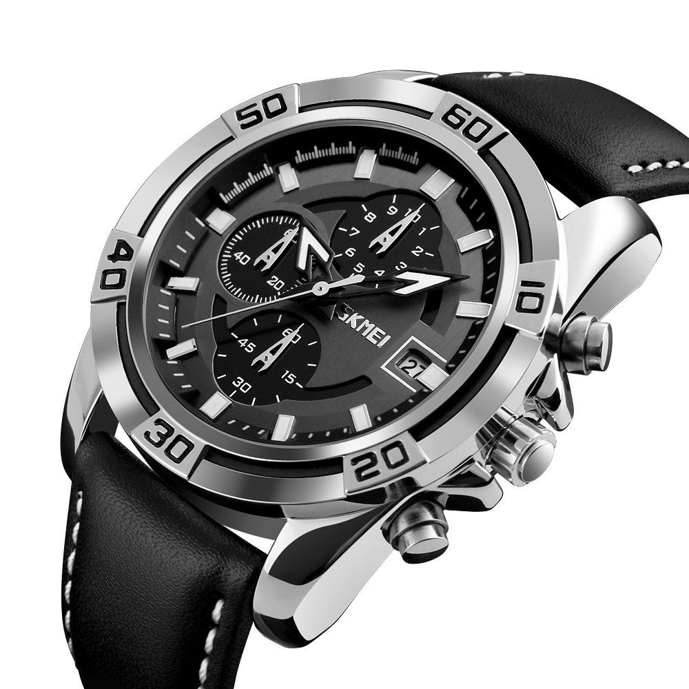 zegarek męski skmei 9156sibk + box