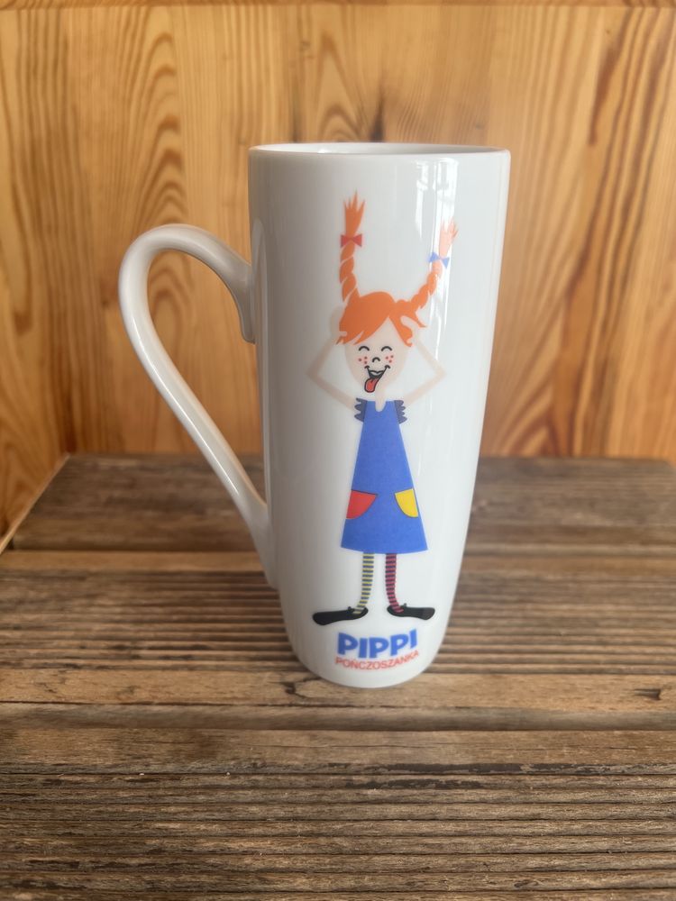 Sprzedam sygnowany porcelanowy kubek PIPPI POŃCZOSZANKA.
