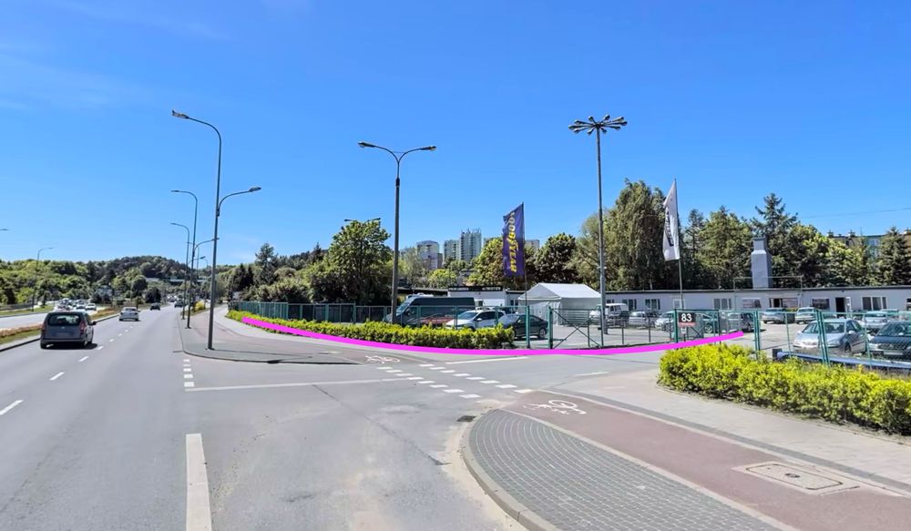 Plac asfaltowy wraz z pomieszczeniami biurowymi