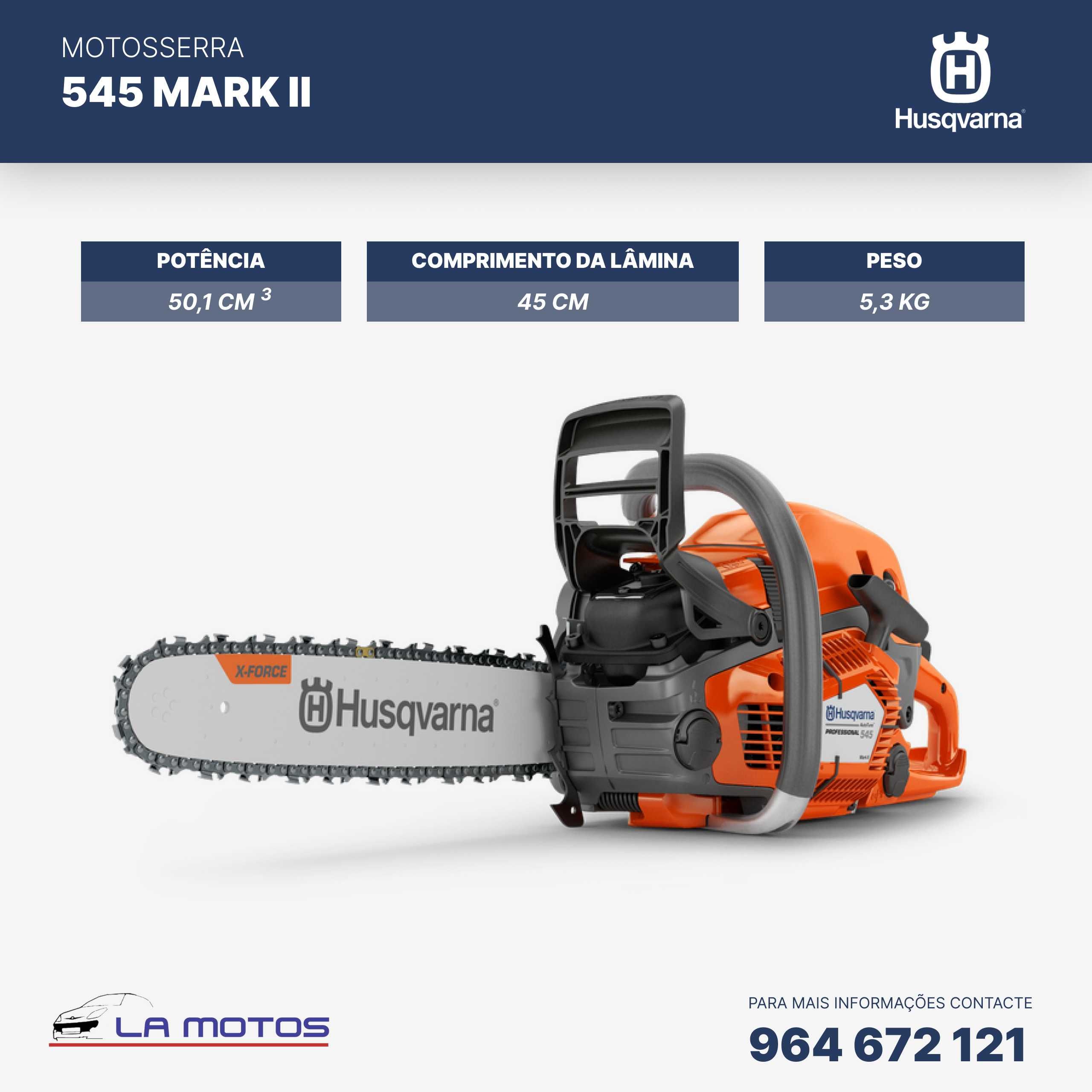 Motosserra Husqvarna 545 Mark II