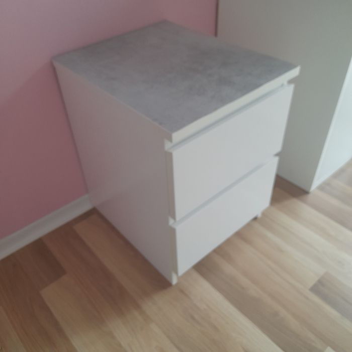 Szafka nocna z dwoma szufladami, Ikea